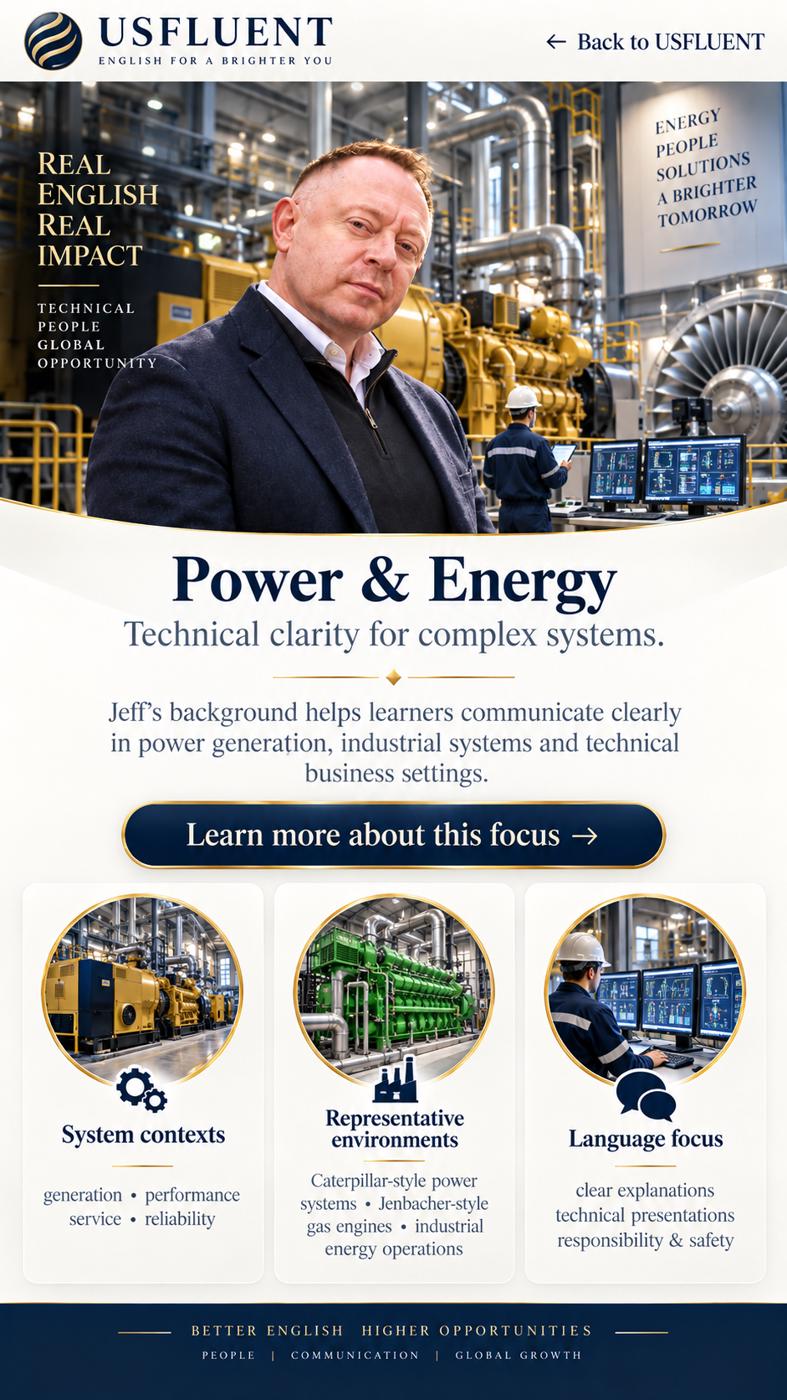 Power & Energy professional context visual